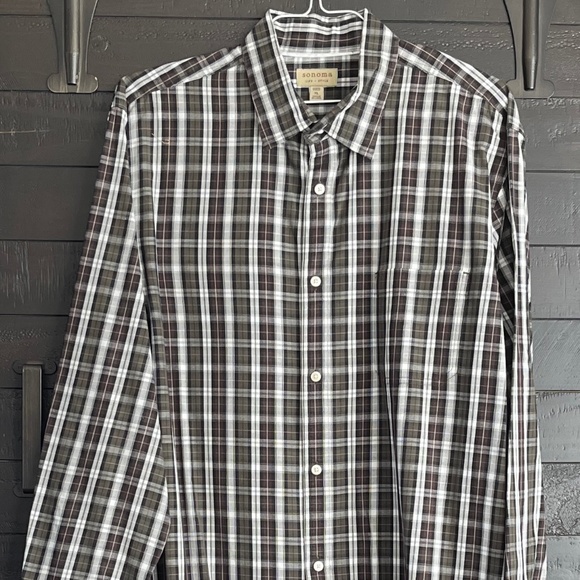 Men's Sonoma Life + Style Button-Down Shirt Sz XL - Picture 2 of 5